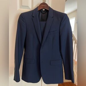 Blue Burberry suit, size 44 Euro/34R US